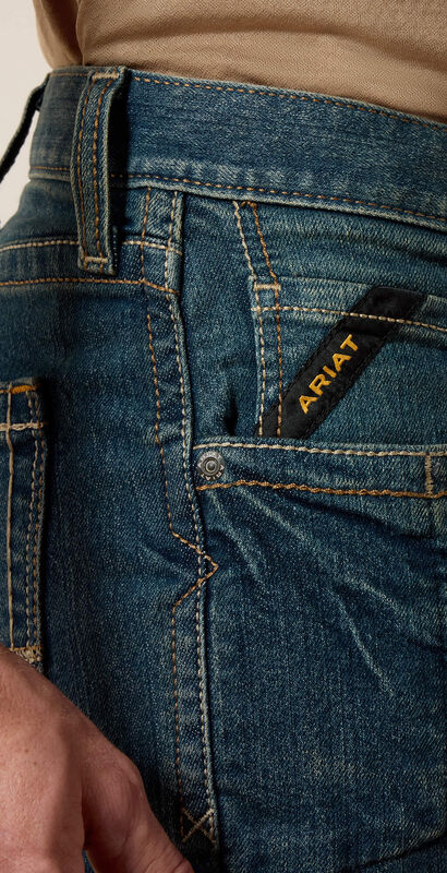 Rebar M5 Straight DuraStretch Edge Stackable Straight Leg Jean 01